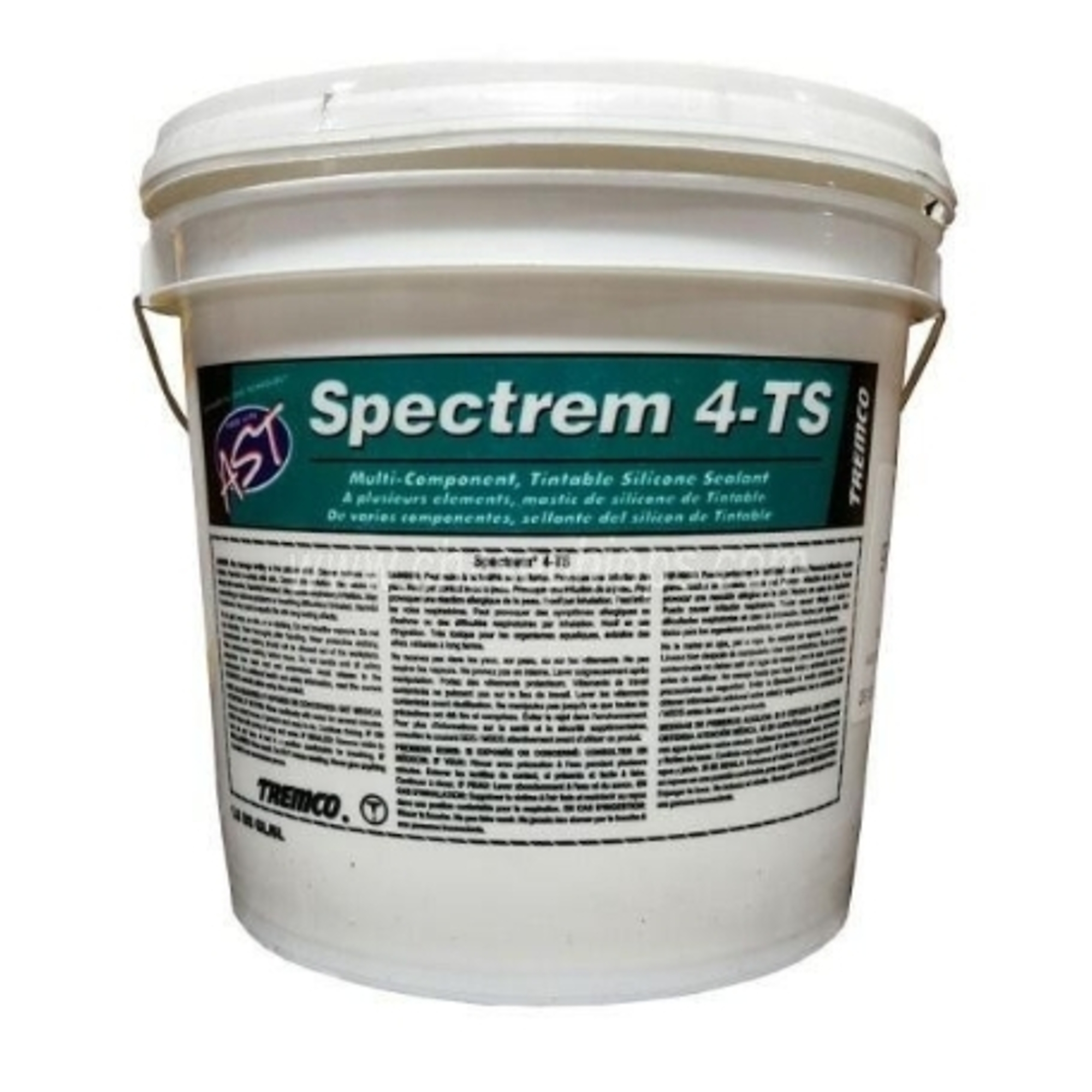 Tremco Spectrem 4 Multi Component, Neutral-Cure, Non-Staining Silicone Sealant, 1.5 Gallon